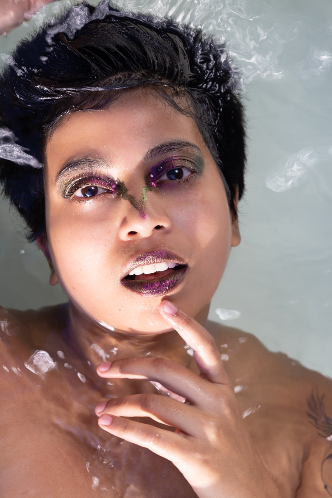 Studio portrait photography